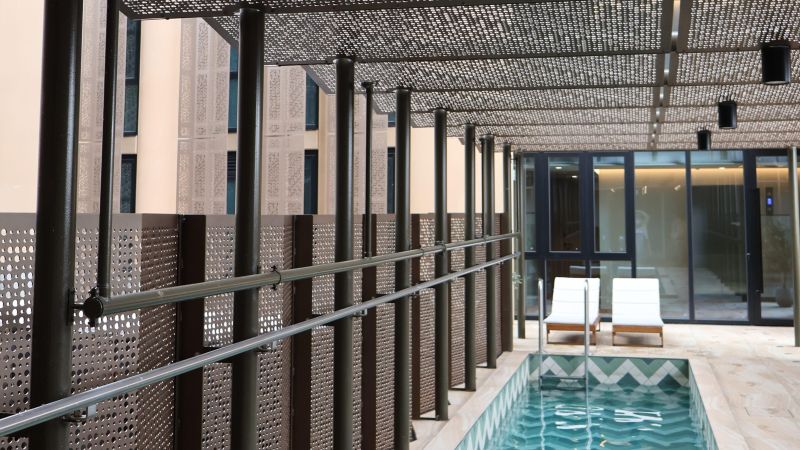 Vibe Hotel Adelaide Perforated Panel Outdoor Area